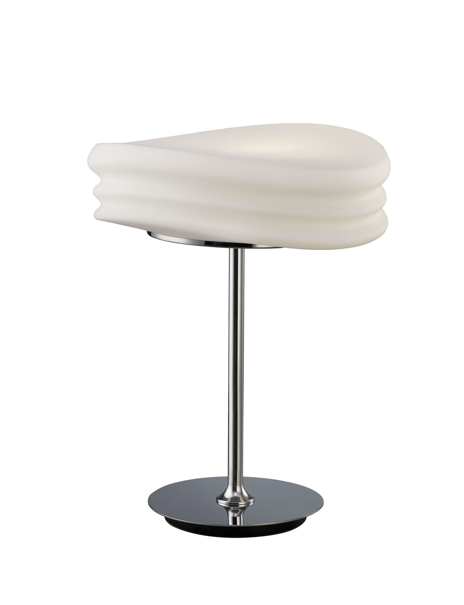 M3626  Mediterraneo Glass 50cm 2 Light Table Lamp